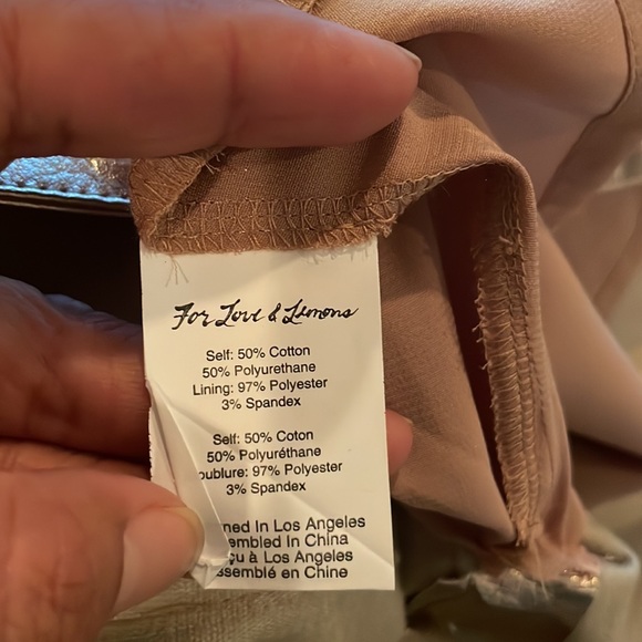 For Love & Lemons Luna Metallic Mini Dress - Picture 12 of 13